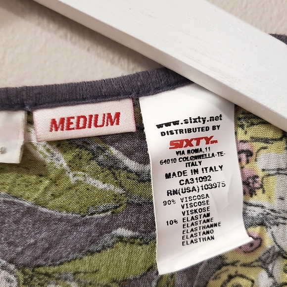 Vintage Miss Sixty Butterfly Print Wrap Dress - Size M - Picture 7 of 13